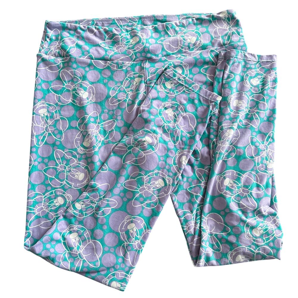 LuLaRoe Minnie Mouse One Size Pastel Leggings